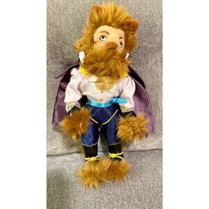 Disney Beauty and the Beast Broadway Musical Beast Plush Doll 14" Vintage 90s
